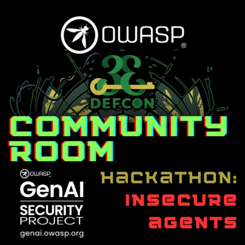 Cover Image for OWASP GenAI Security Project DEFCON 33 Insecure Agents Hackathon
