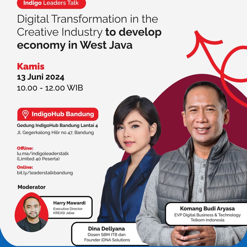 Gambar Sampul untuk Indigo Leaders Talk & Startup Clinic