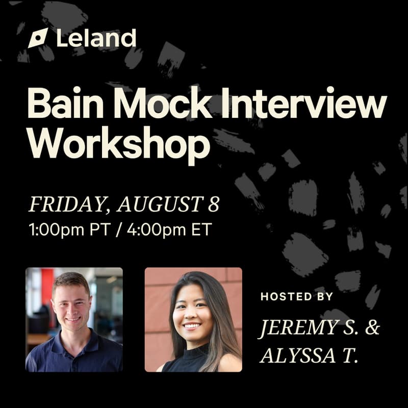 Cover Image for Bain Mock Interview Workshop
