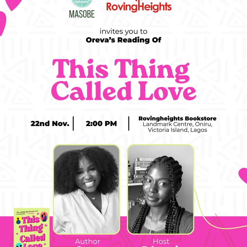 Cover Image for Book Reading with Oreva (Lagos)