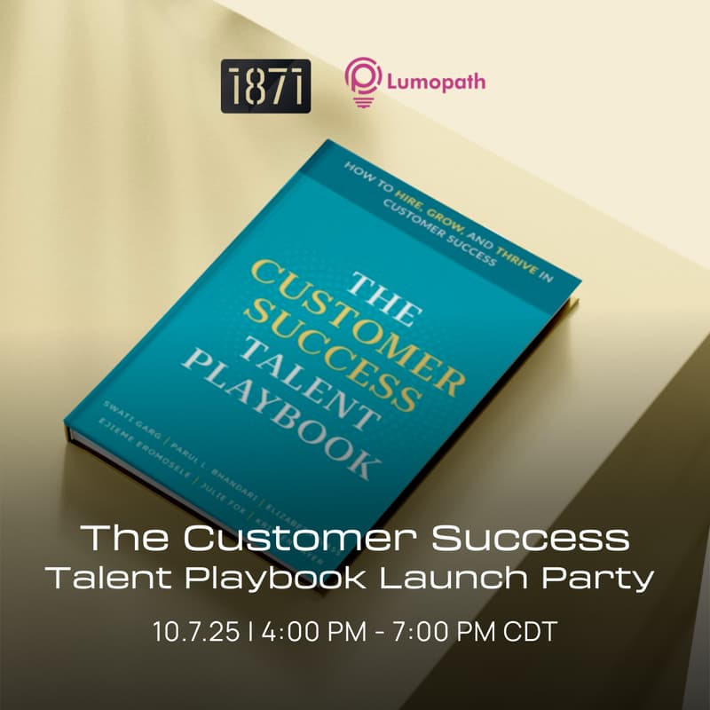 Cover Image for 📚✨ The Customer Success Talent Playbook: Community Book Launch Celebration ✨🥂