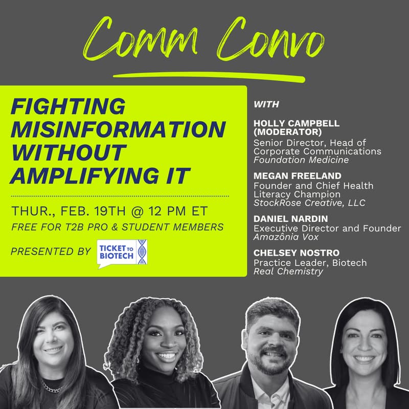 Cover Image for T2B February Comm Convo: Fighting Misinformation Without Amplifying It