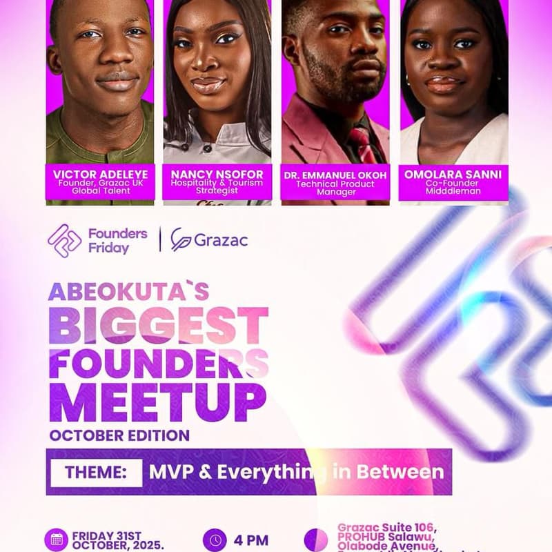 Cover Image for Founders Friday Abeokuta