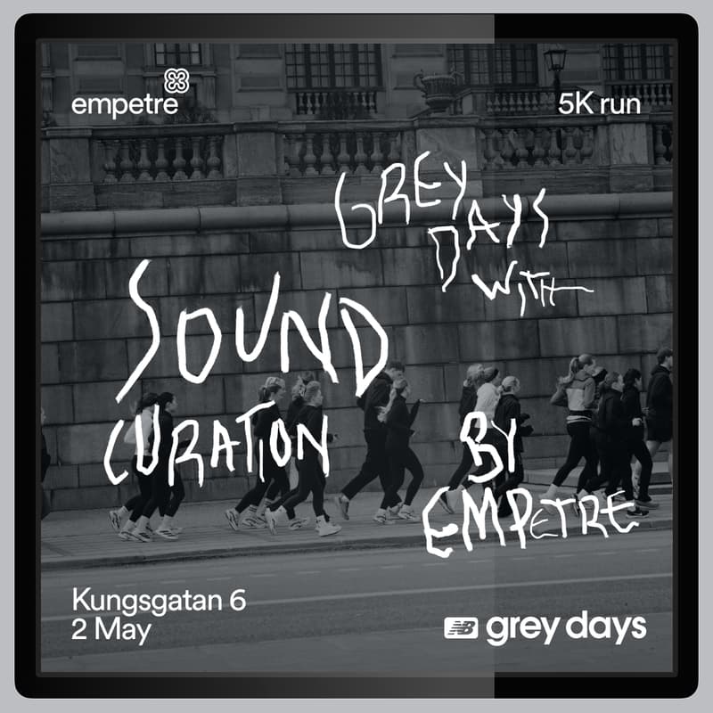 Cover Image for New Balance – Grey Days 5K Run with Sound Curation by empetre