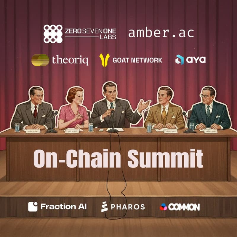 Cover Image for On-Chain Summit by 071 Labs × Amber AC x Theoriq x GOAT Network