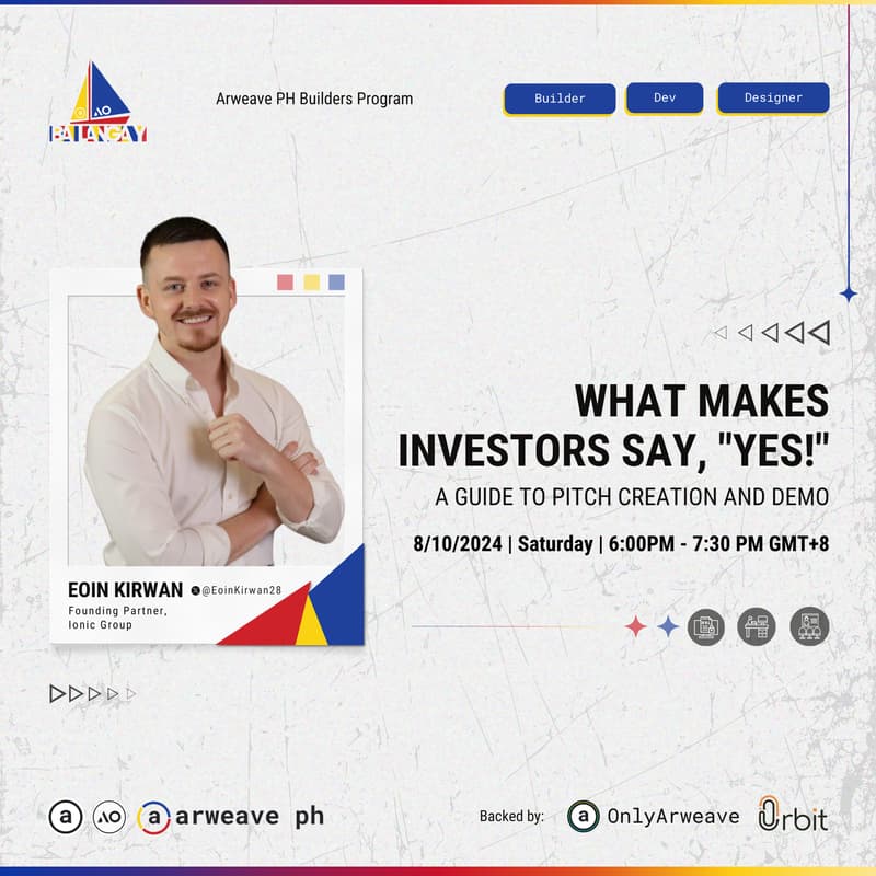 Cover Image for Balangay Workshop: What makes investors say, "YES!": A guide to pitch creation and demo