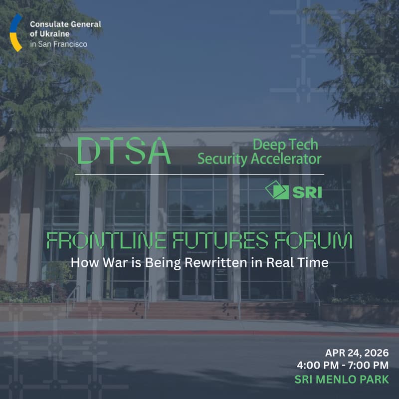 Cover Image for Frontline Futures: How War is Being Rewritten in Real Time | SRI Deep Tech Security Accelerator