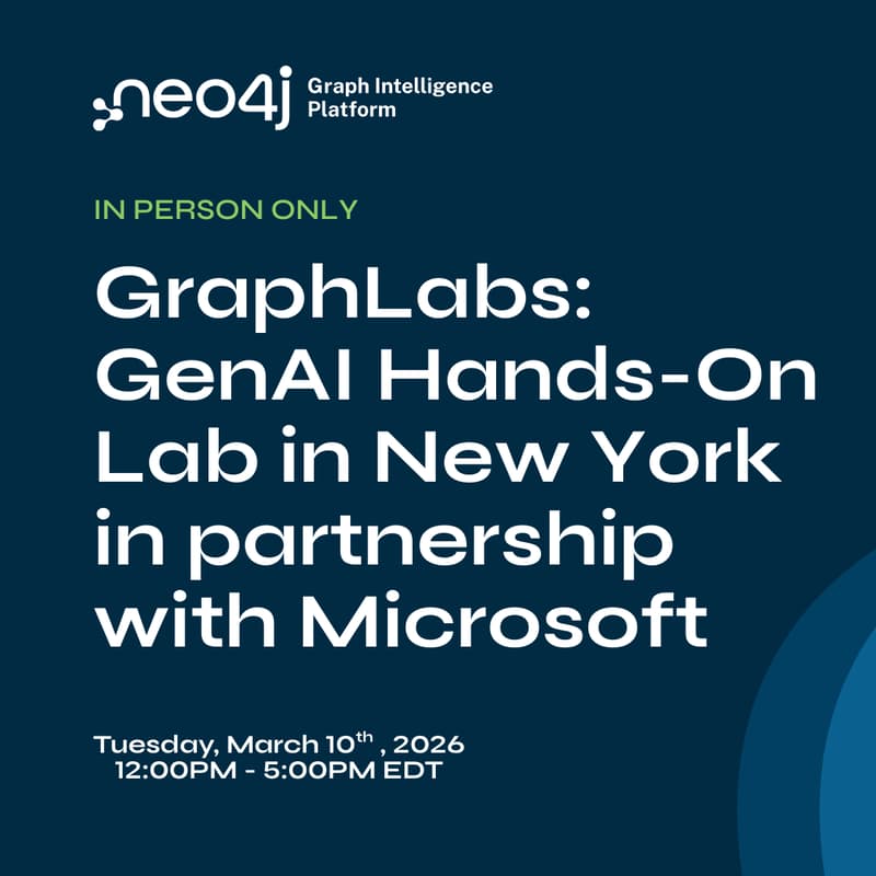 Cover Image for Neo4j GraphLabs: GenAI Hands-On Lab in partnership with Microsoft