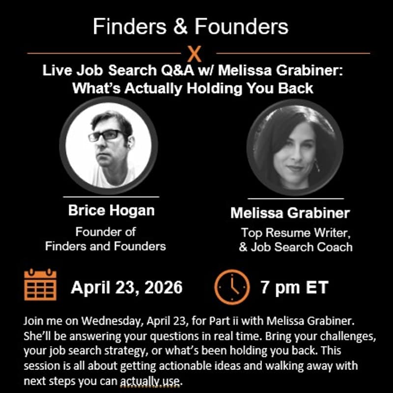 Cover Image for Live Job Search Q&A w/ Melissa Grabiner: What’s Actually Holding You Back