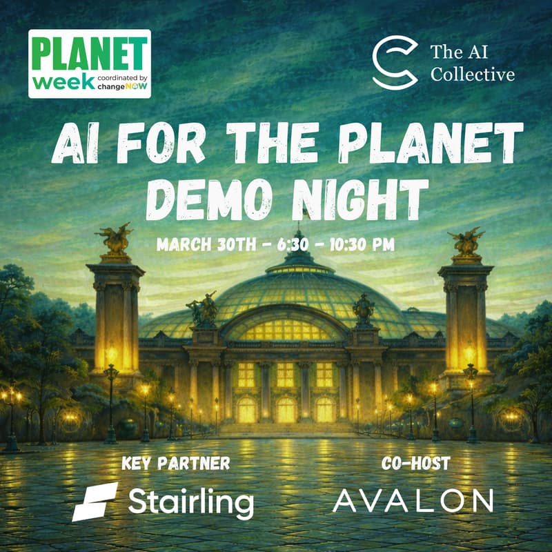 Cover Image for AI for the Planet Demo Night - powered by 🧠 The AI Collective