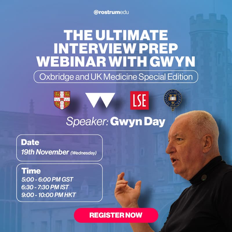 Cover Image for Oxbridge & UK Medicine Interview Prep Webinar — Grade 12 Exclusive