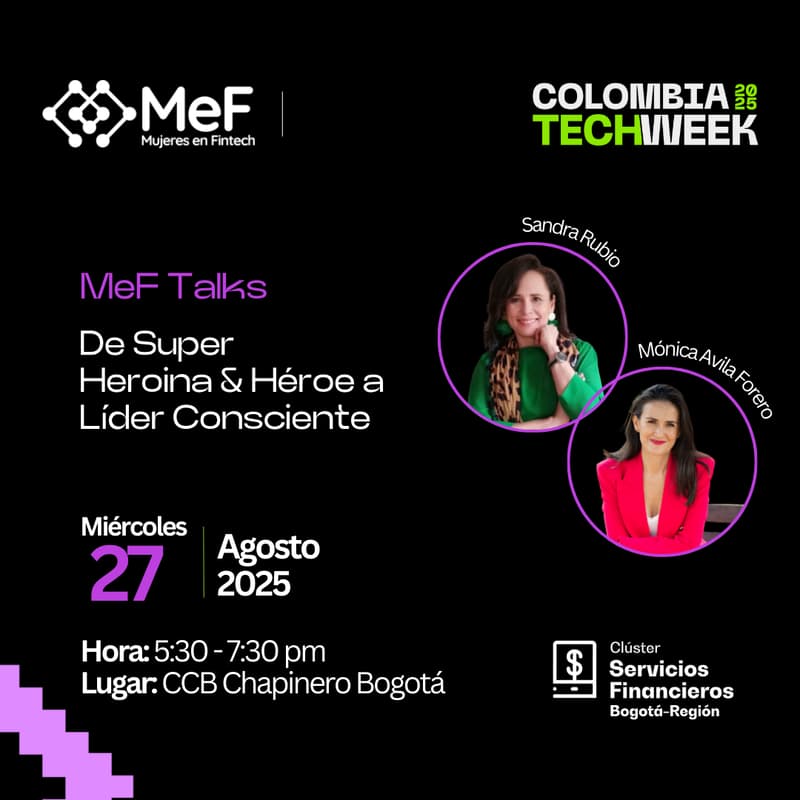Cover Image for MeF Talks: De SuperHeroina/SuperHéroe a Líder Consciente By Mujeres Fintech MeF