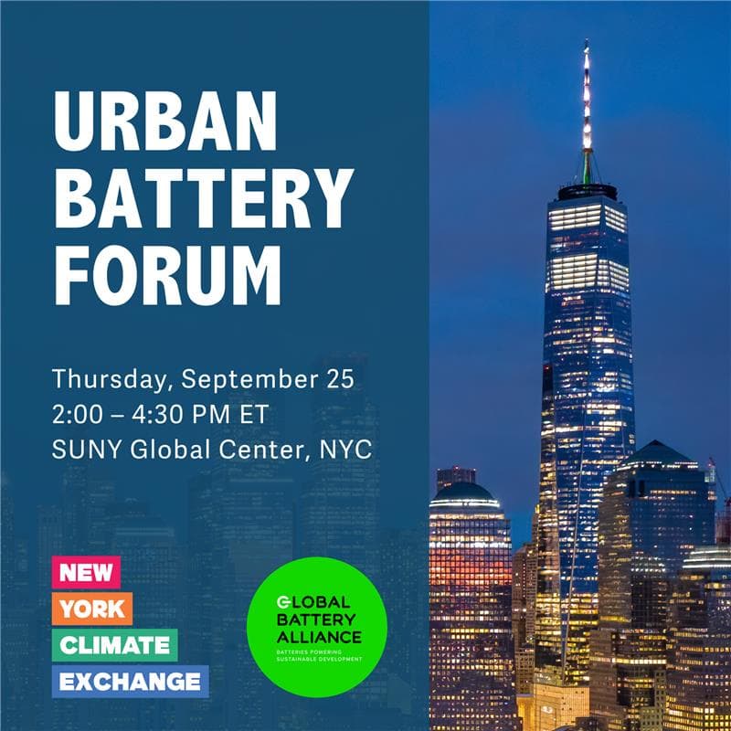 Cover Image for Urban Battery Forum