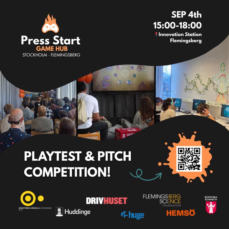 Cover Image for 🎮Press Start: Playtest & Pitch Competition🏆