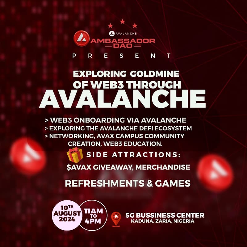 Cover Image for AVALANCHE ZARIA MEET-UP