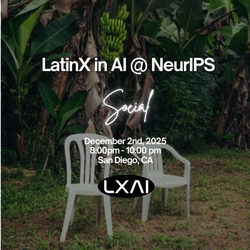 Cover Image for LatinX in AI Social @ NeurIPS
