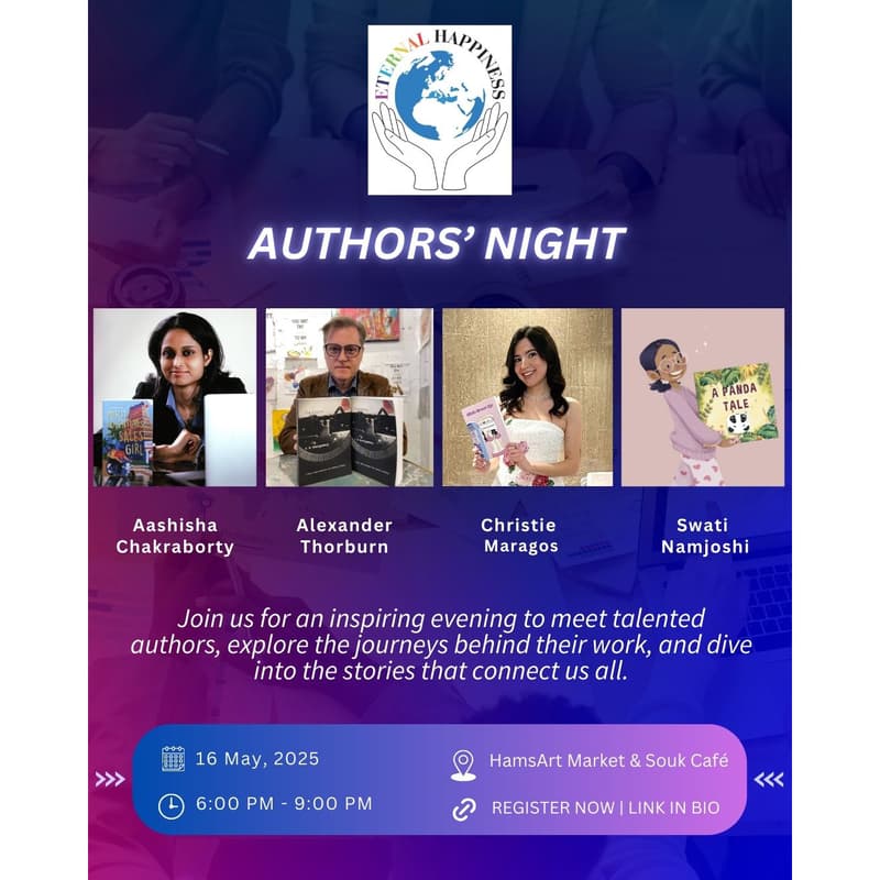 Cover Image for Authors' Night & Multilingual Open Mic