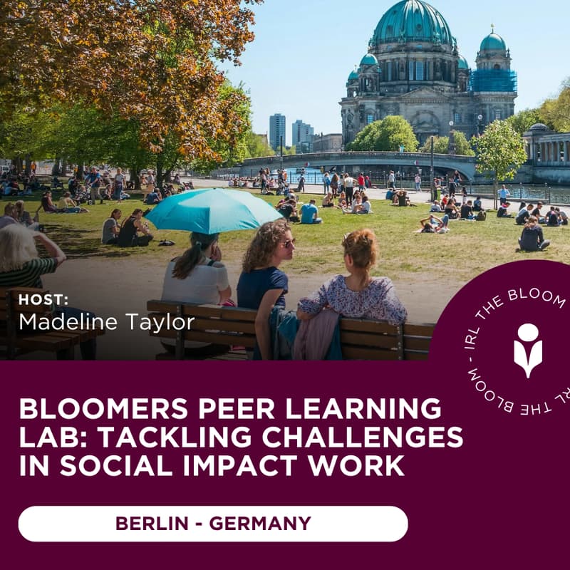 Cover Image for Bloomers Peer Learning Lab: Tackling Challenges in Social Impact Work
