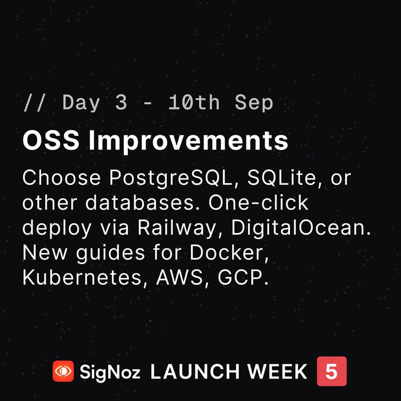 Cover Image for OSS Improvements