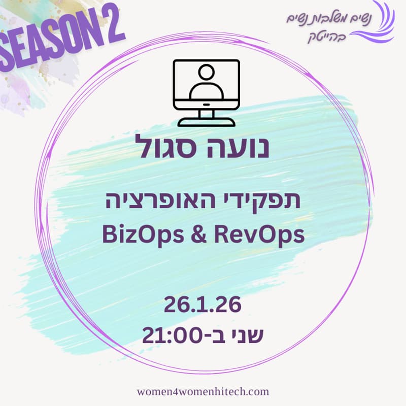 Cover Image for Noa Segol - Revenue Operations & Business Operations