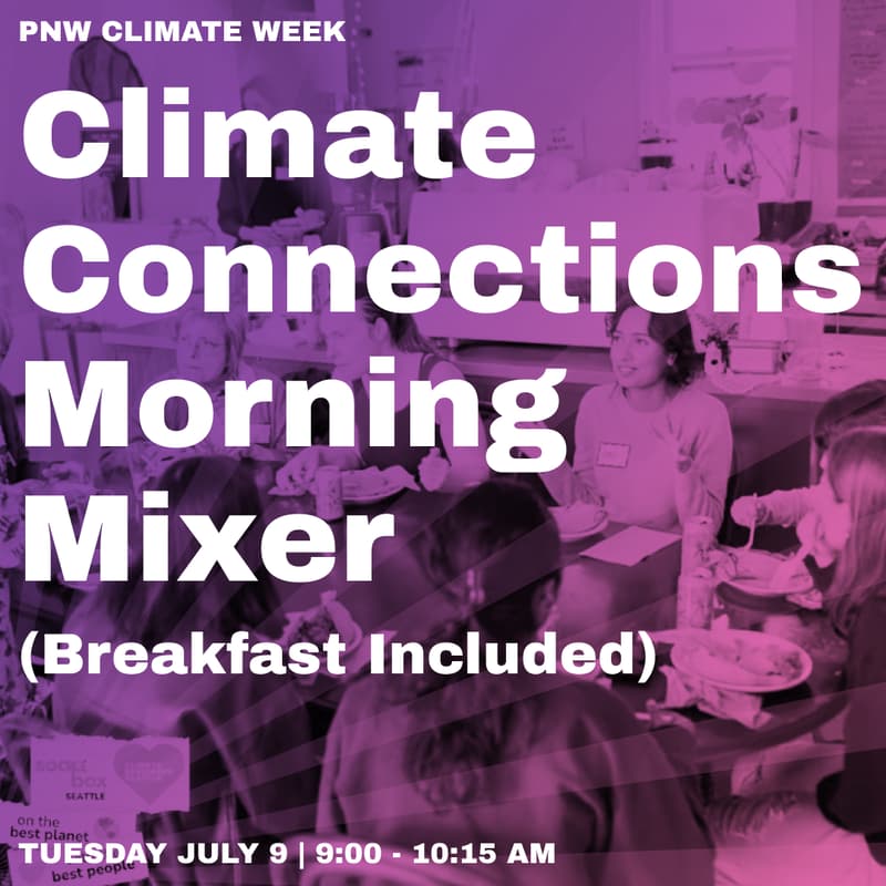 Cover Image for ☀️ climate connections morning mixer ☀️ (breakfast included!)