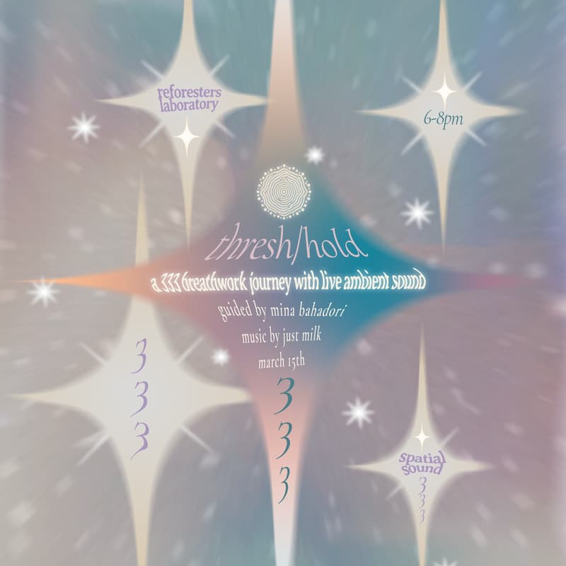 Cover Image for thresh/hold: breathwork journey with live ambient music