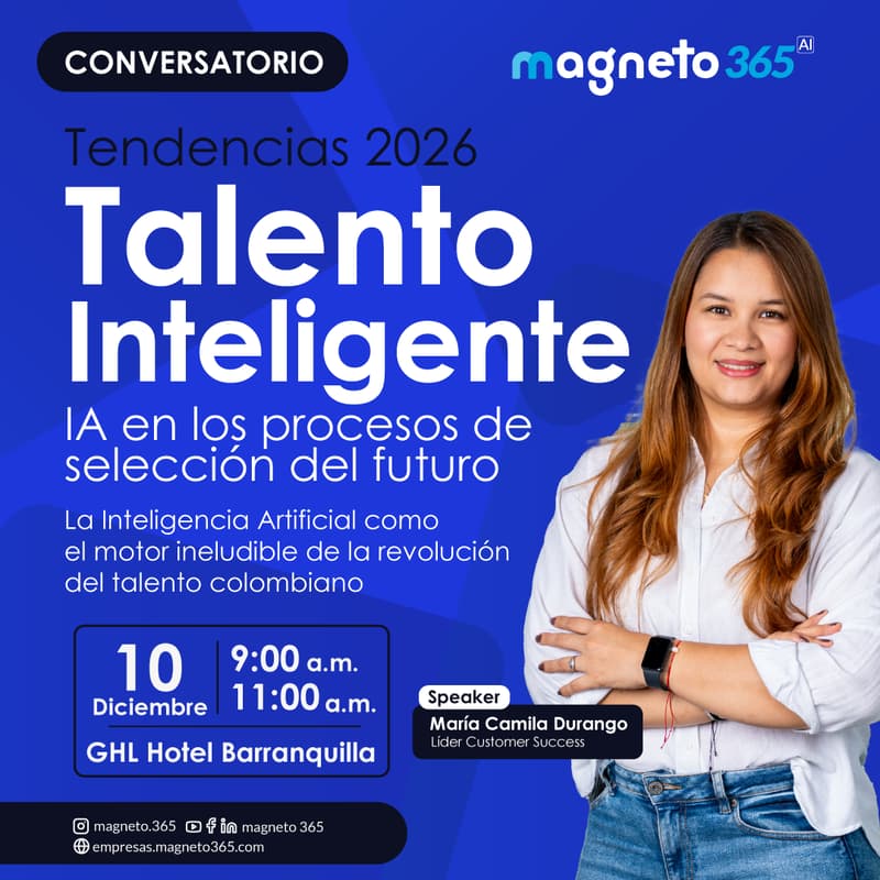 Cover Image for Talento Inteligente: Conversemos de IA + Talento, las tendencias que transformarán la selección en 2026