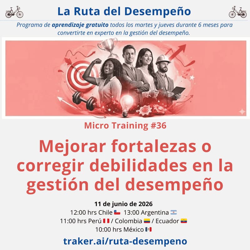 Cover Image for MicroTraining #36 Mejorar fortalezas o corregir debilidades en la gestión del desempeño