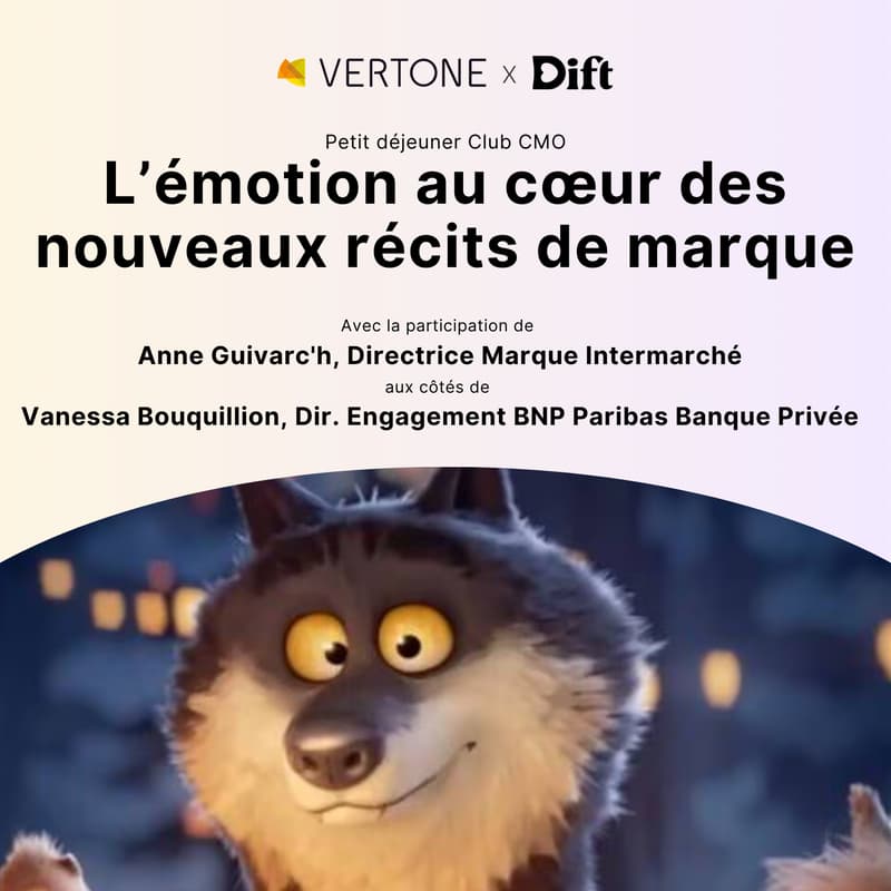 Image de couverture pour Petit-Déj Dift & Vertone - L’émotion au cœur des nouveaux récits de marque