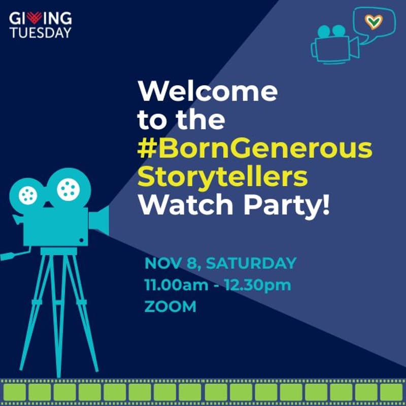 Cover Image for #BornGenerous Storytellers Watch Party!