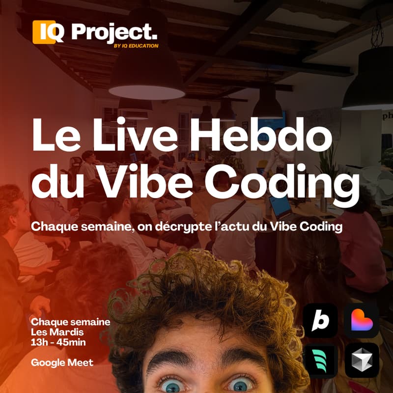 Cover Image for #3 Live Hebdo du Vibe coding By IQ Project (45min)