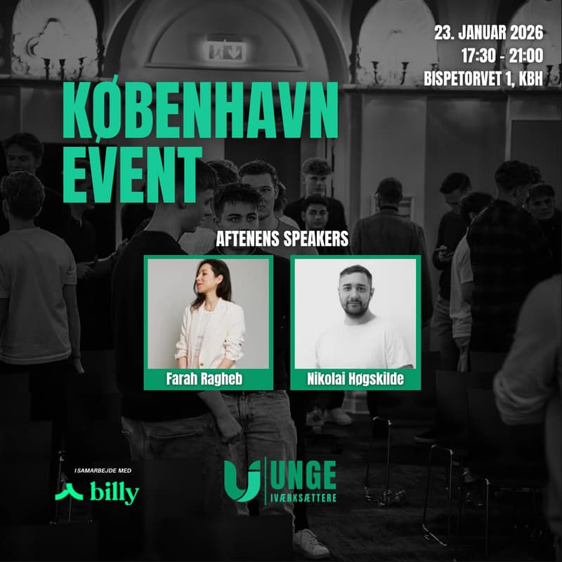 Cover Image for Unge Iværksættere: Nikolai Høgskilde & Farah Ragheb