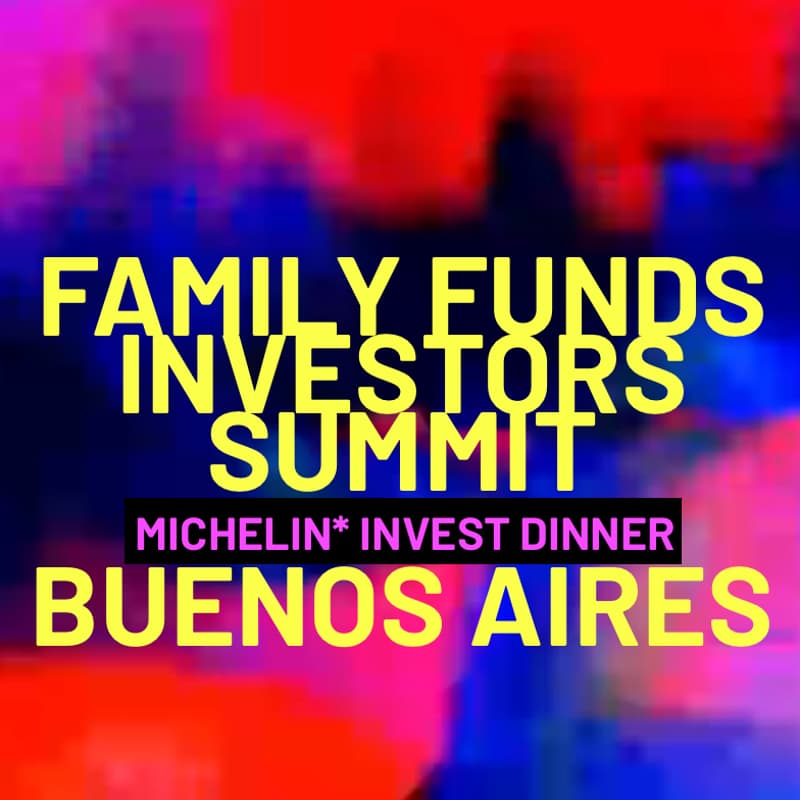 Cover Image for 🇦🇷🧉💃🏻Michelin* Invest Dinner🥂🕯 Family Offices & Investors Summit 📍Buenos Aires #Devcon📍Nov 17 6-8 PM