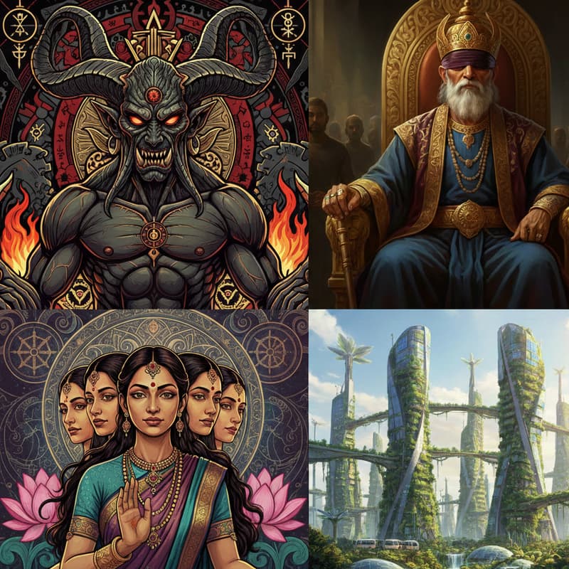 Cover Image for Moloch, Blind King, Draupadi & Forest City