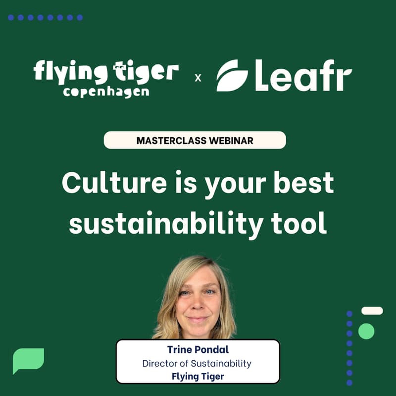 Cover Image for Leafr Masterclass - Why Culture Is Your Best Sustainability Tool