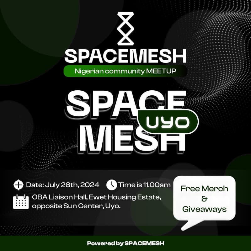 Cover Image for SPACEMESH NIGERIAN COMMUNITY MEETUP
