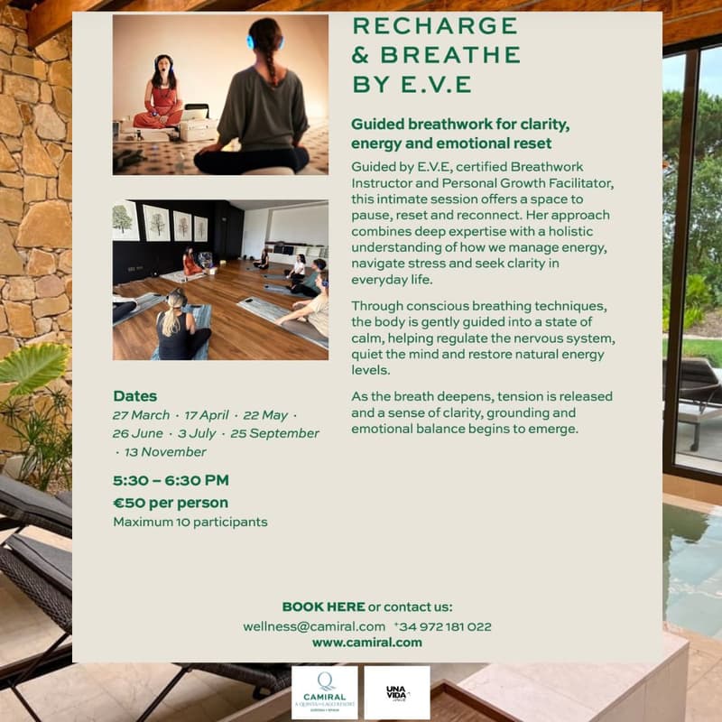 Cover Image for RECHARGE & BREATHE BY E.V.E at CAMIRAL HOTEL 5*