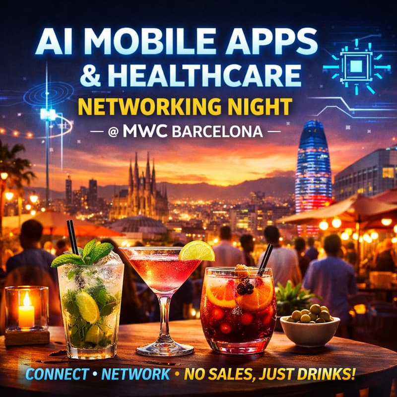 Cover Image for AI Mobile Apps & Healthcare Meetup @MWC Barcelona