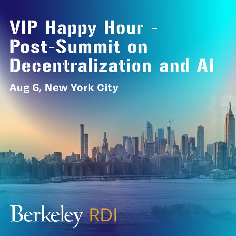 Cover Image for Invite-Only VIP Happy Hour - Following Decentralization and AI Summit