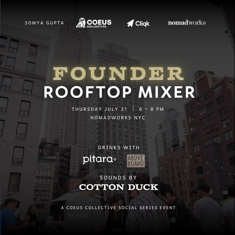 Cover Image for Founder Rooftop Mixer!