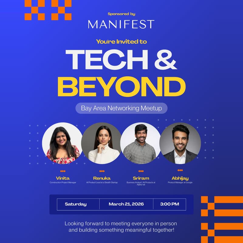 Cover Image for Tech & Beyond | Bay Area Networking Meetup