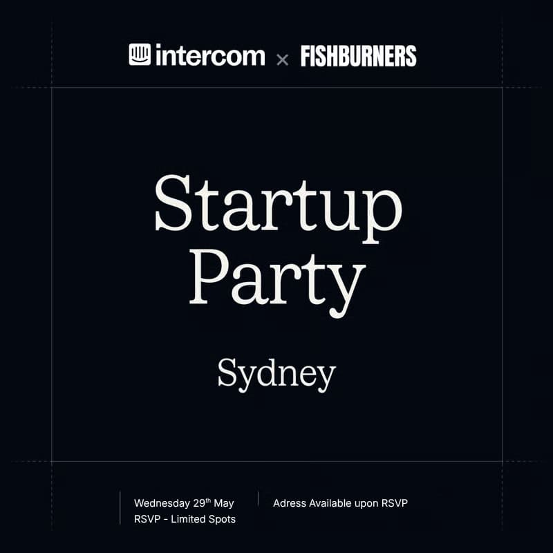 Cover Image for Startup Party by Intercom & Fishburners