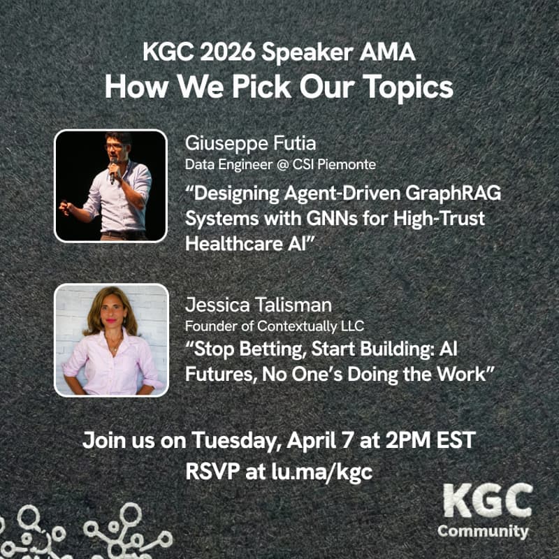 Cover Image for 🎙️KGC AMA session #3 : Giuseppe Futia & Jessica Talisman