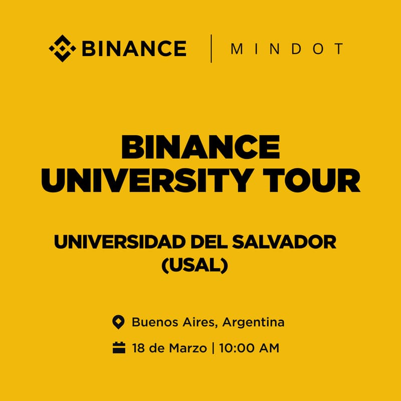 Cover Image for Binance University Tour | Universidad del Salvador (USAL)