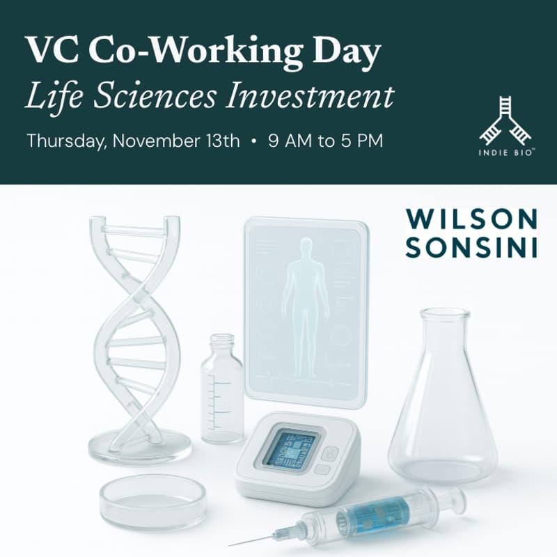 Cover Image for VC Co-Working Day: Life Sciences Investment
