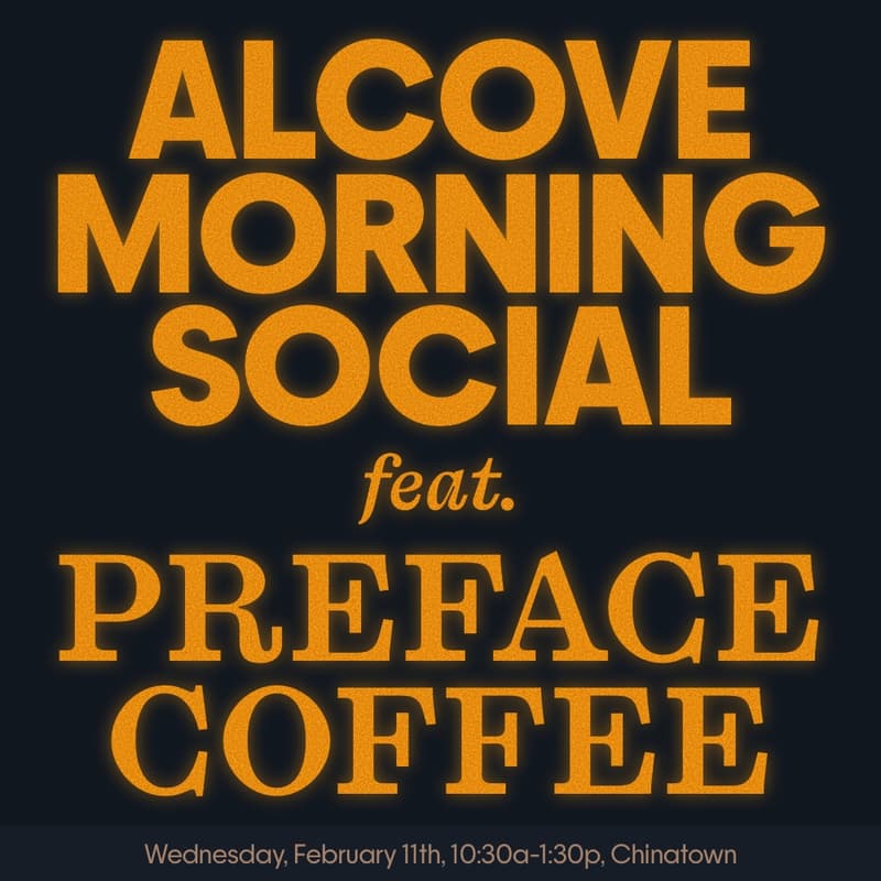 Cover Image for ☕ Alcove Morning Social feat. Preface Coffee