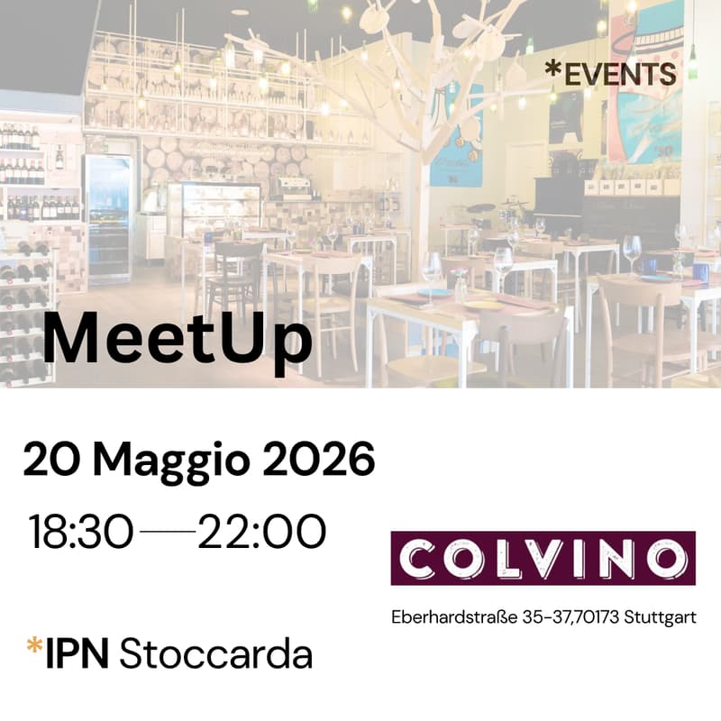 Cover Image for IPN Stoccarda - Primo MeetUp