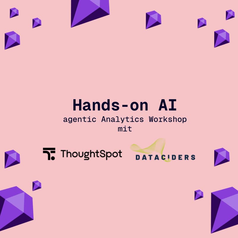 Cover Image for hands-on AI mit ThoughtSpot & Dataciders