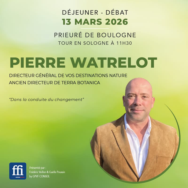 Cover Image for Déjeuner FFI Blois avec Pierre Watrelot