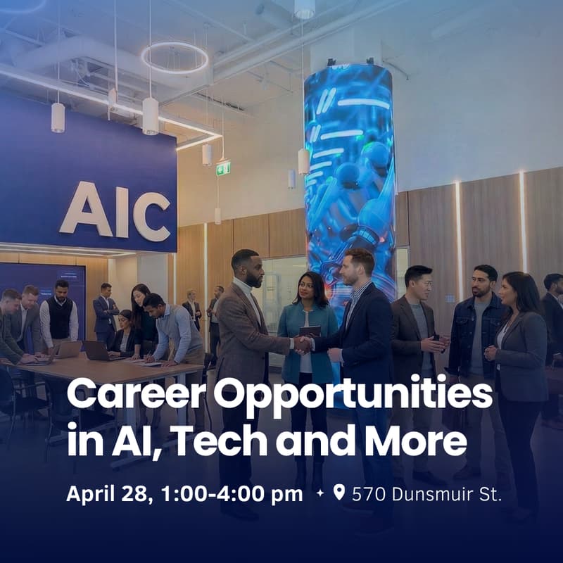 Cover Image for AIC Career Opportunities in AI, Tech and more at the Alexander Innovation Centre